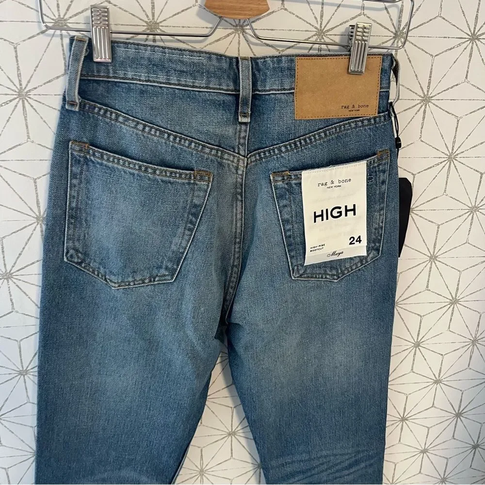 NWT Rag & Bone Maya High-Rise Ankle
Slim Jeans AQUARIUS - Picture 8 of 9